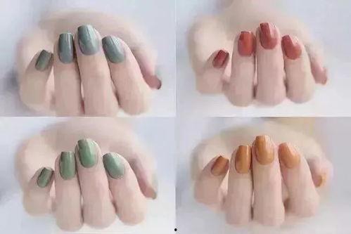 纯色美甲女明星,时尚潮流的指尖演绎